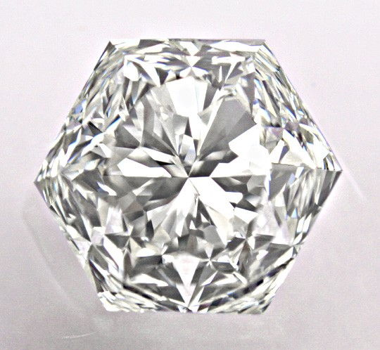 Foto 3 - Super Diamant 2,12ct VVS1 HRD Fire Rose Hexagon Diamond, D5727