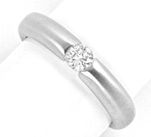 Foto 1 - Weißgold-Diamant-Spann Ring 0.23ct Brillant, S4107