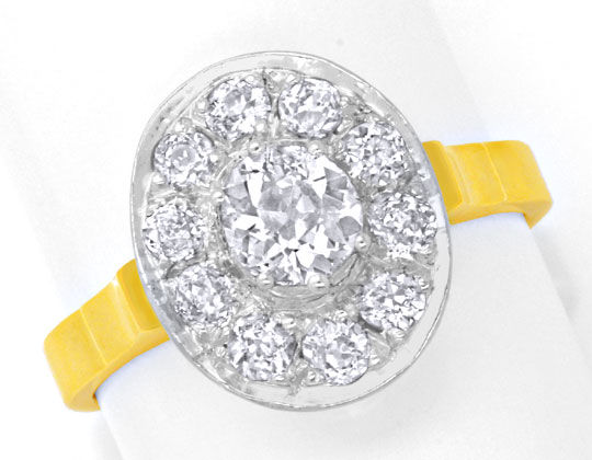 Foto 2 - Ring 1,22ct Diamanten Altschliff, Handarbeit 18K, S6167