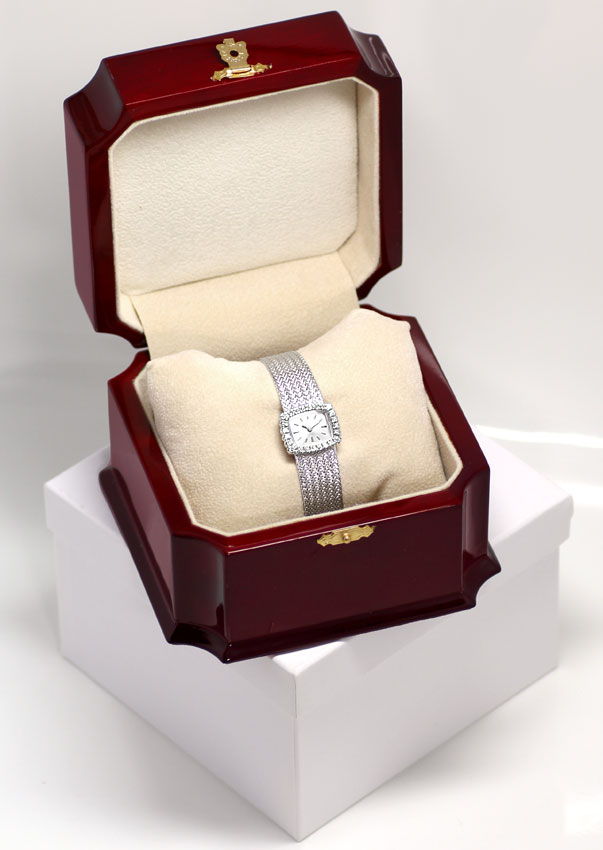 Foto 4 - Junghans Damenuhr mit 0,53ct Diamanten in 18K Weißgold, U2433